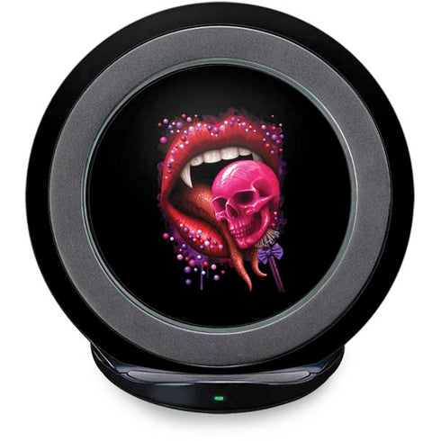 Vampire Skull Lollypop by Sarah Richter Fast Charge Wireless Charging Stand Skin
